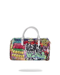 GRAFFITI FAUX FUR MINI DUFFLE