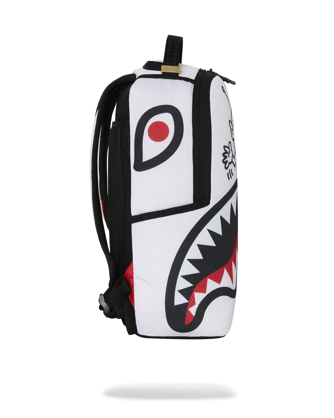 KEITH HARRING EMBOSSED SHARK HANDBAG DLXSV BACKPACK