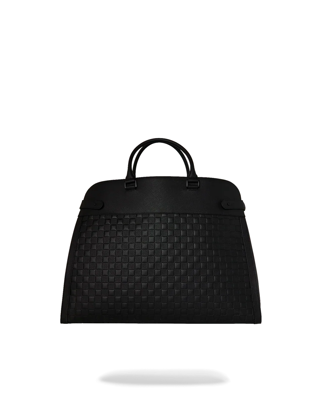 RAISED CHECK TRAVEL TOTE