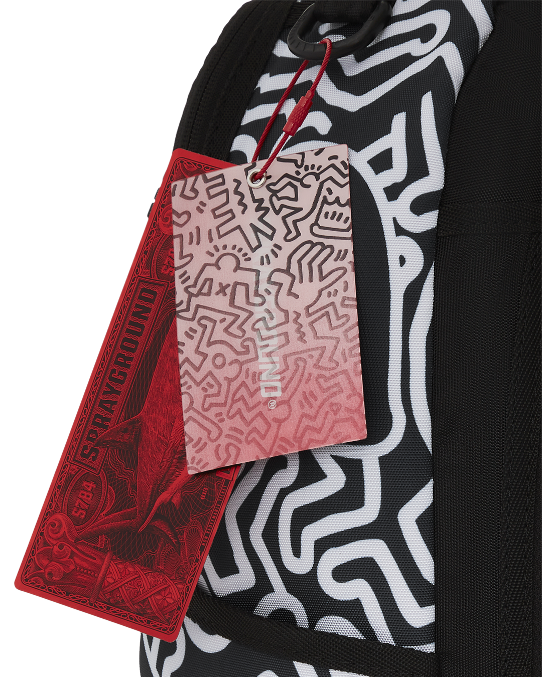 KEITH HARRING SKATER GUY PRINT DLXSV BACKPACK