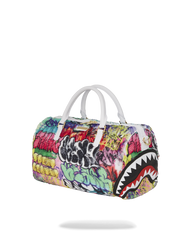 GRAFFITI FAUX FUR MINI DUFFLE