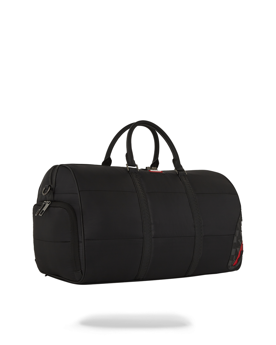 BLACK PUFFER DUFFLE