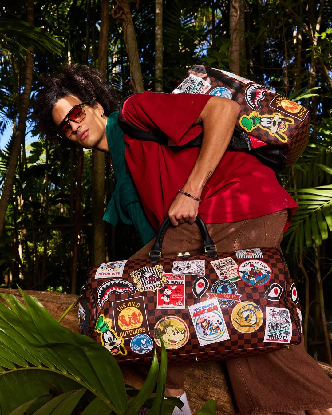 MICKEY GLOBAL MOGUL STYLE LARGE DUFFLE