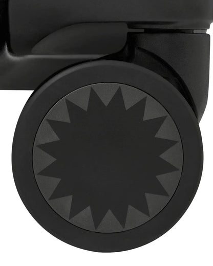 BLACK CHECK DIAGONAL TEAR CARRY-ON LUGGAGE