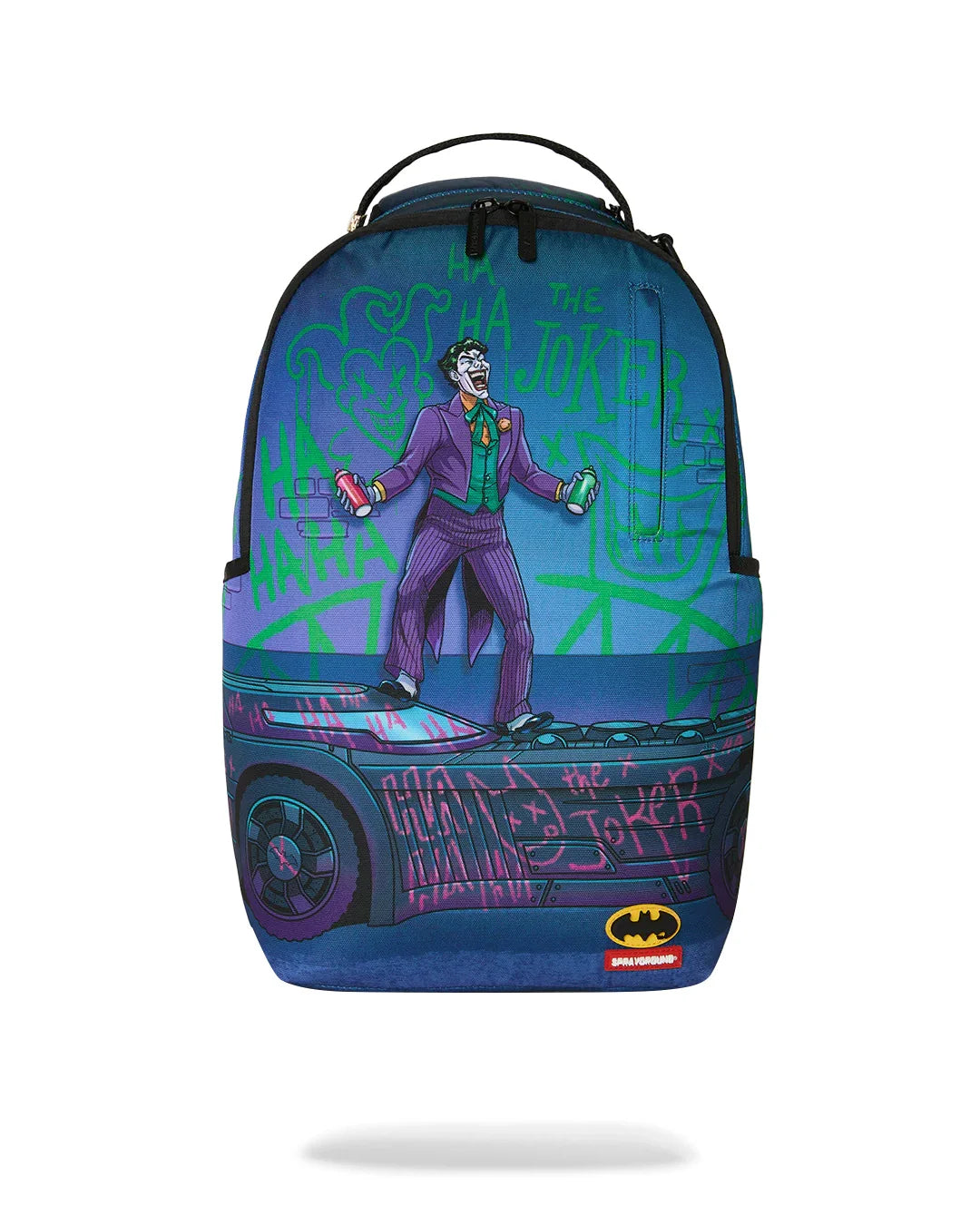 DC JOKER TAGGED UP BATMOBILE DLXSR BACKPACK