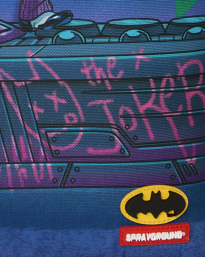 DC JOKER TAGGED UP BATMOBILE DLXSR BACKPACK