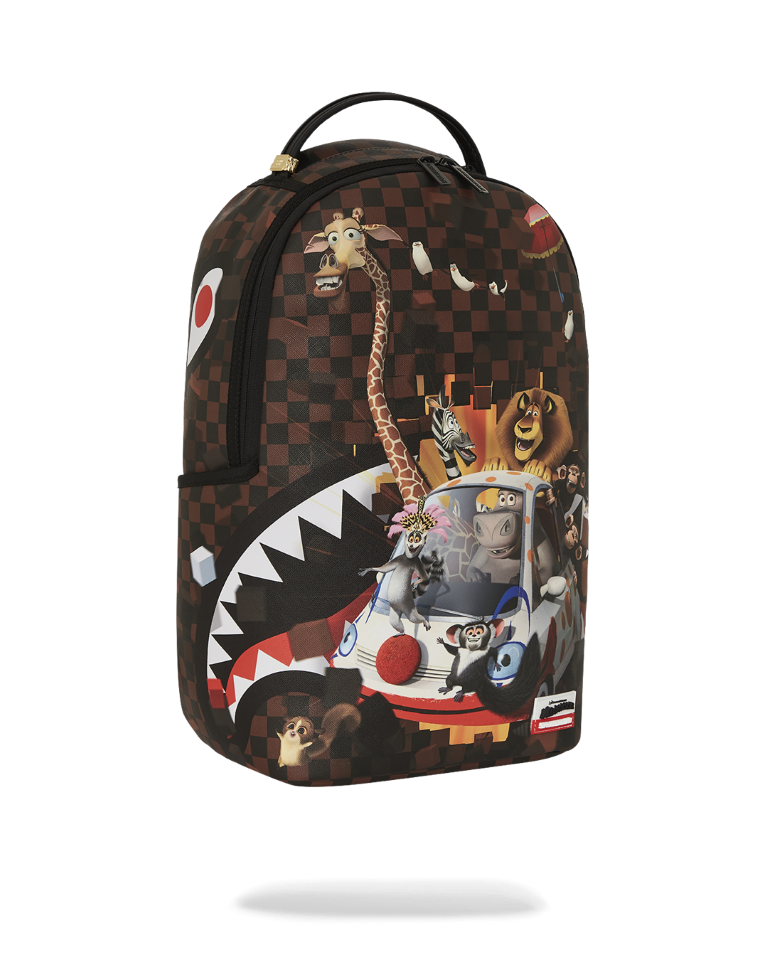 MADAGASCAR CHECKER SMASH DLXSV BACKPACK
