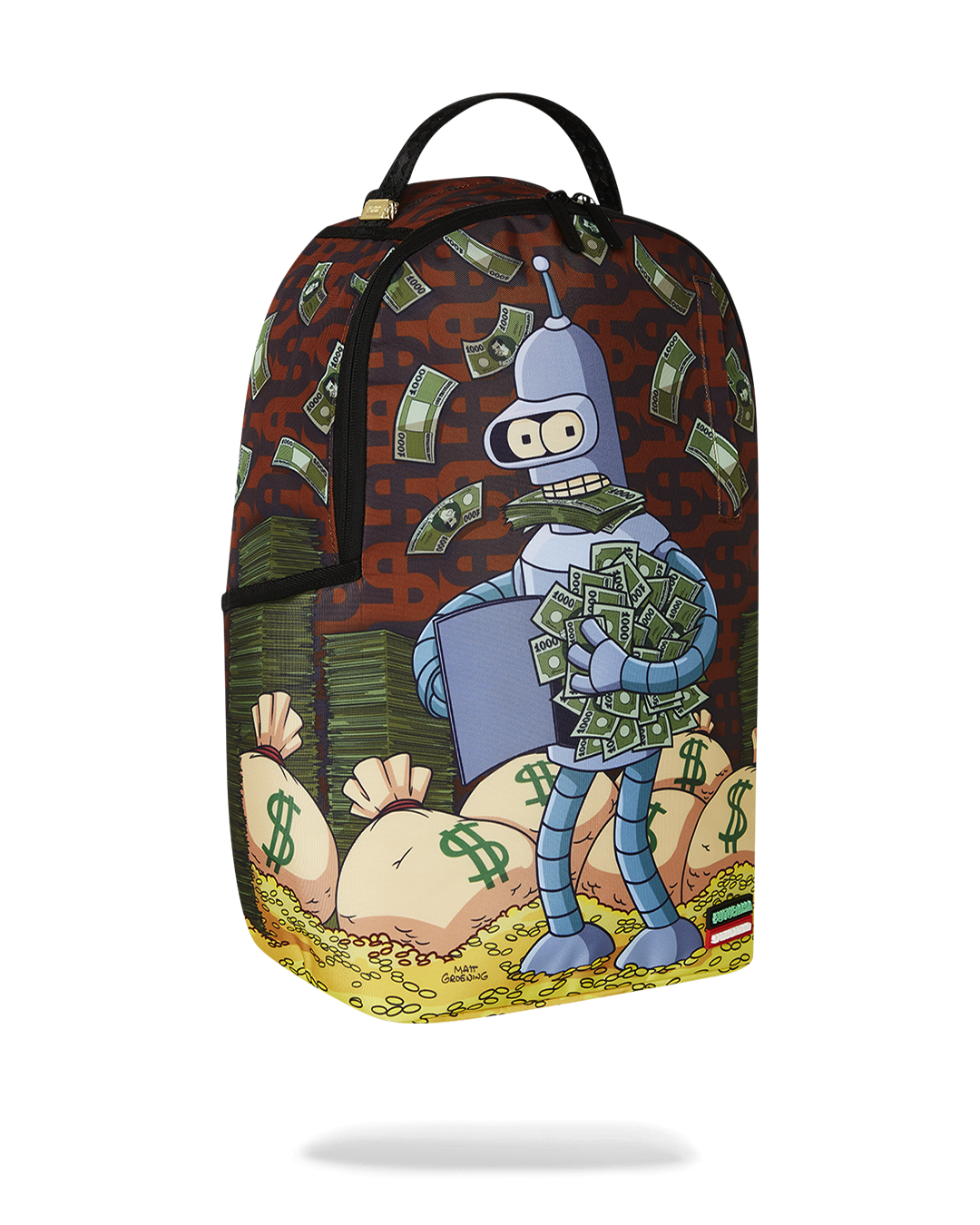 FUTURAMA BENDER MONEY DLXR BACKPACK