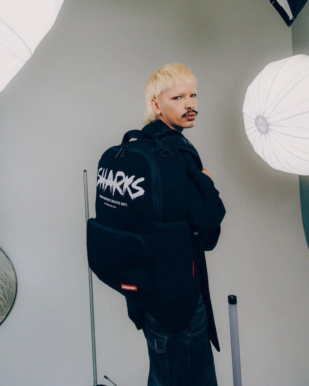 SHARKS CREAVTIVE DEPT CARGO POCKET DLXS BACKPACK