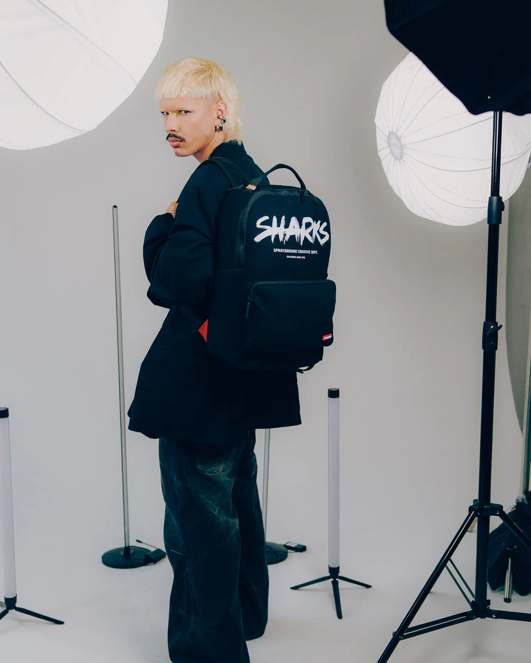 SHARKS CREAVTIVE DEPT CARGO POCKET DLXS BACKPACK