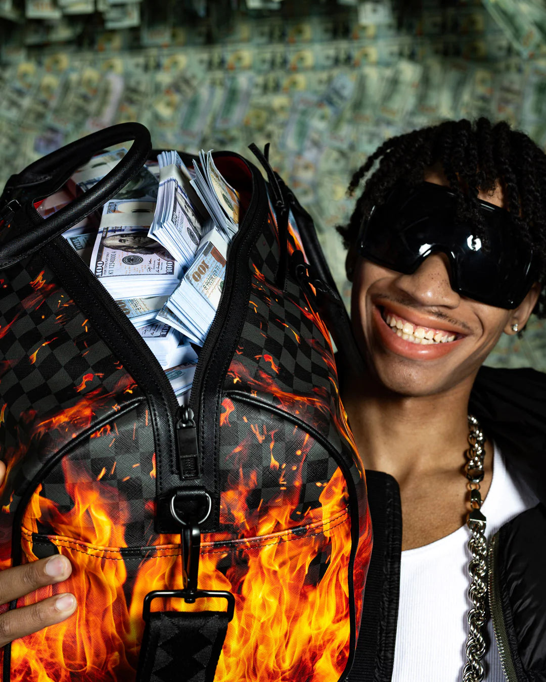 FIRE & ICE SHARK LARGE DUFFLE