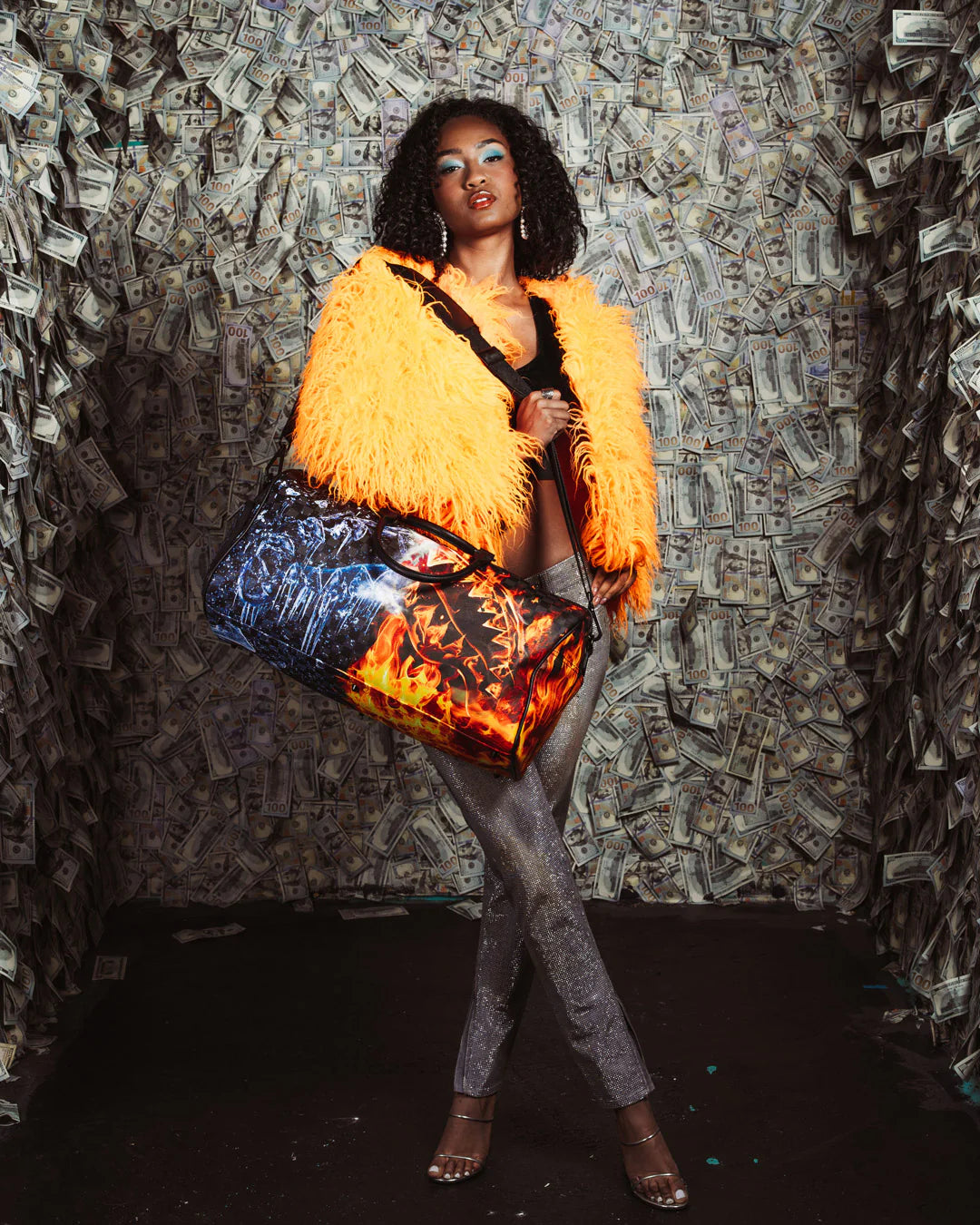 FIRE & ICE SHARK LARGE DUFFLE