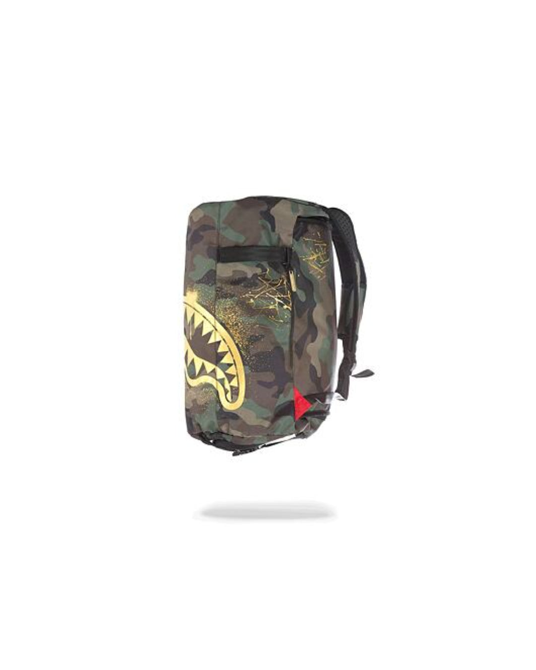 GOLD STENCIL CAMO SHARK DUFFPACK