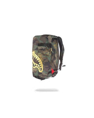 GOLD STENCIL CAMO SHARK DUFFPACK