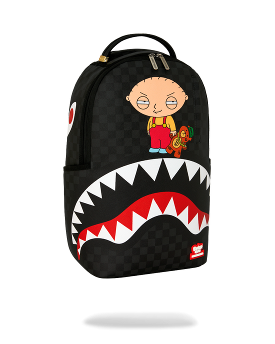 FAMILY GUY STEWIE HOLDING BEAR KEYCHAIN DLXSV BACKPACK