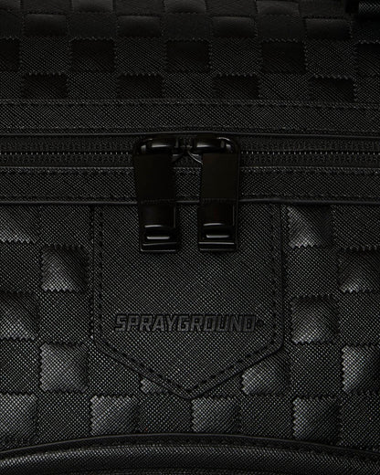 RAISED CHECK LARGE DUFFLE
