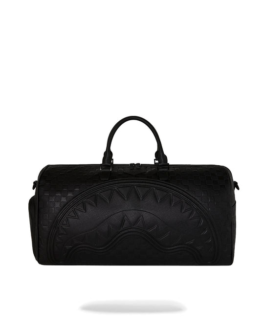 RAISED CHECK LARGE DUFFLE