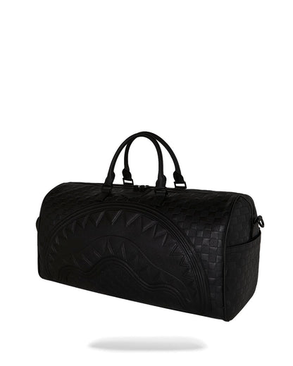RAISED CHECK LARGE DUFFLE