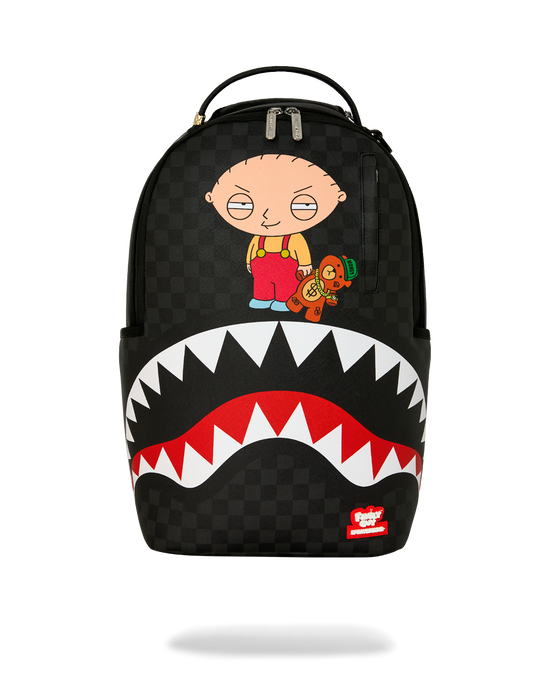 FAMILY GUY STEWIE HOLDING BEAR KEYCHAIN DLXSV BACKPACK
