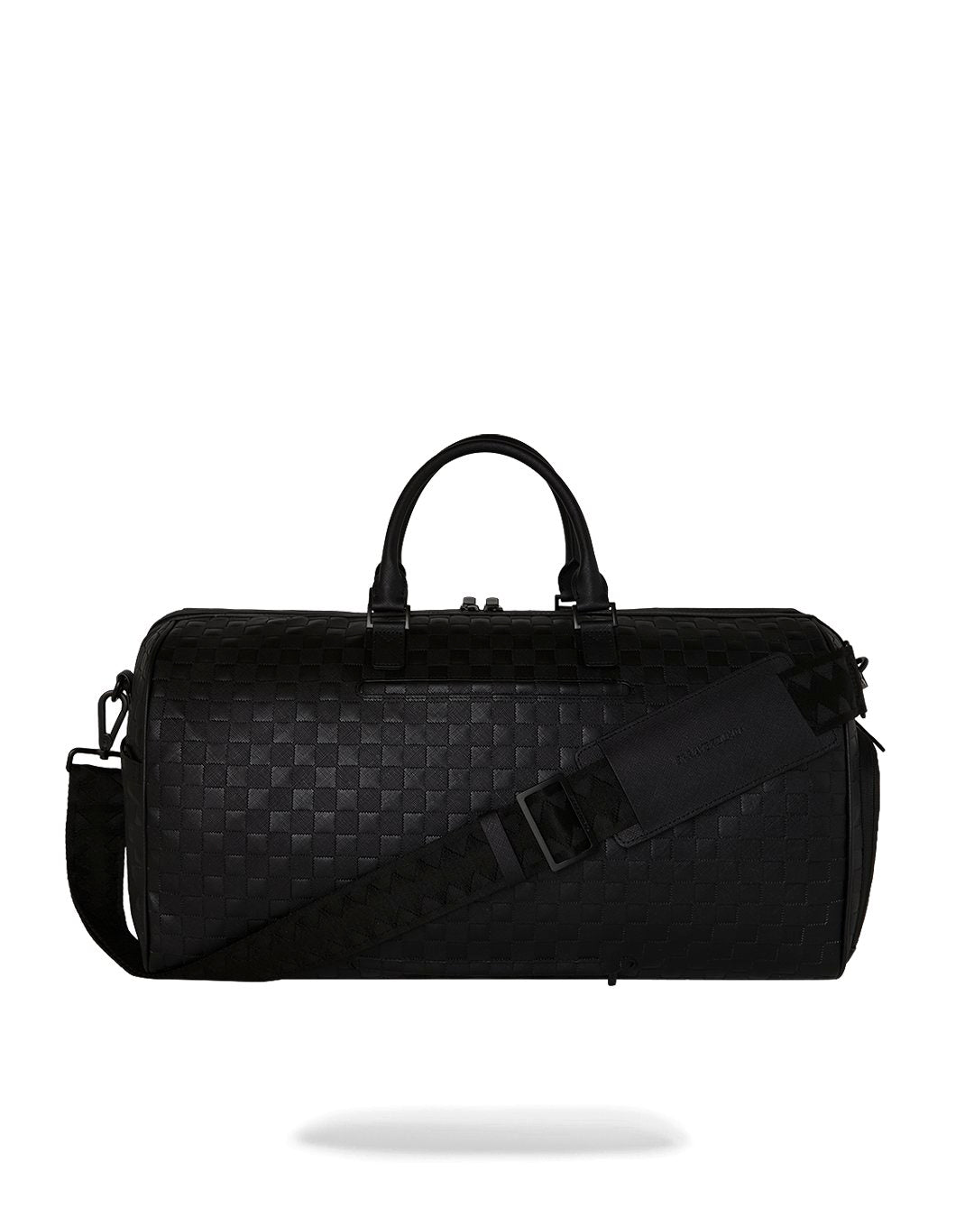 RAISED CHECK LARGE DUFFLE