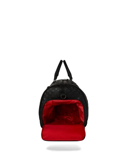 RAISED CHECK LARGE DUFFLE