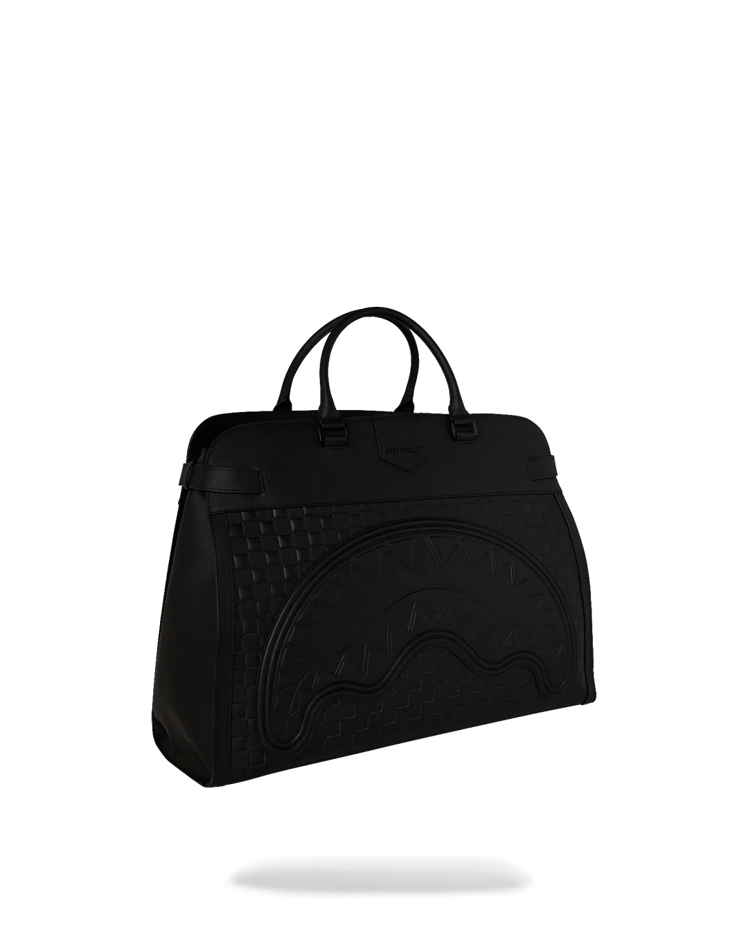 RAISED CHECK TRAVEL TOTE